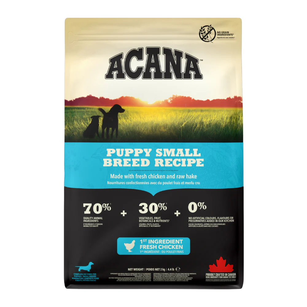 Acana Dry Food with Chicken & Hake for Small Breed Puppies