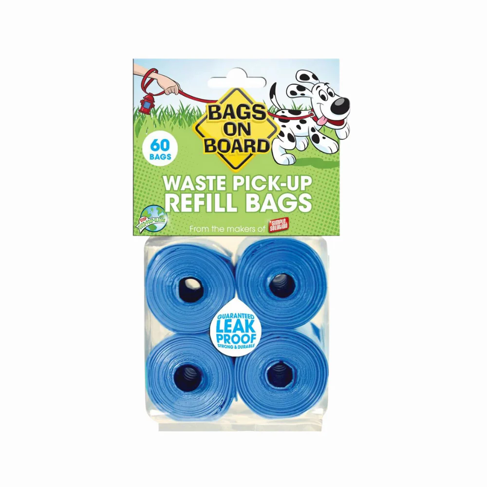 Bags on Board Refill Bags - Blue - 60 Bags