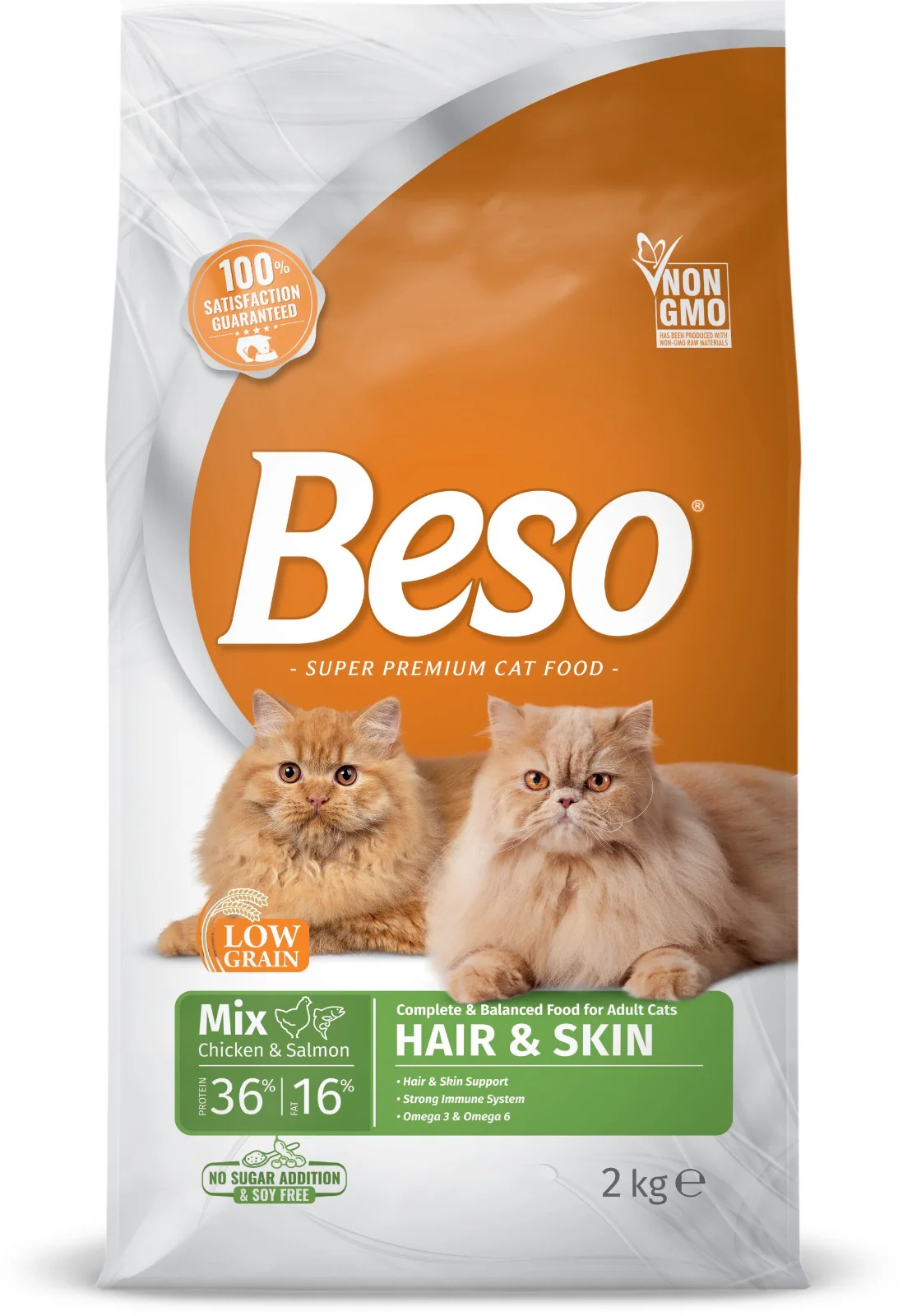 Beso Dry Food Hair & Skin 2kg