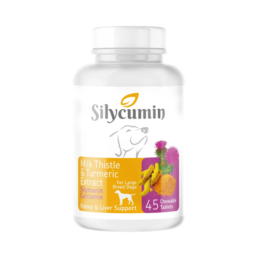 Bio PetActive Silycumin Liver & Kidney Support for Large Breed Dogs 45 Tablets 67.5g