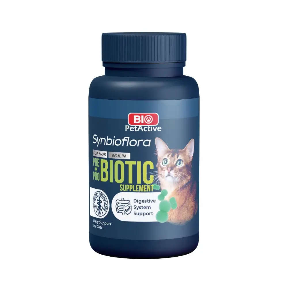 Bio PetActive Synbioflora Digestive System Support for Cats 60 Tablets 30g