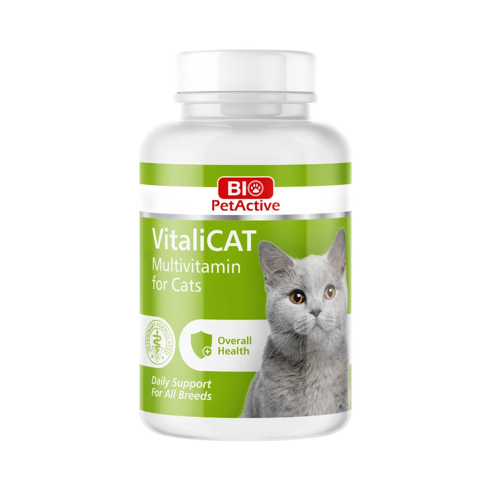 Bio PetActive VitaliCat Multivitamin 60 Tablets 30g
