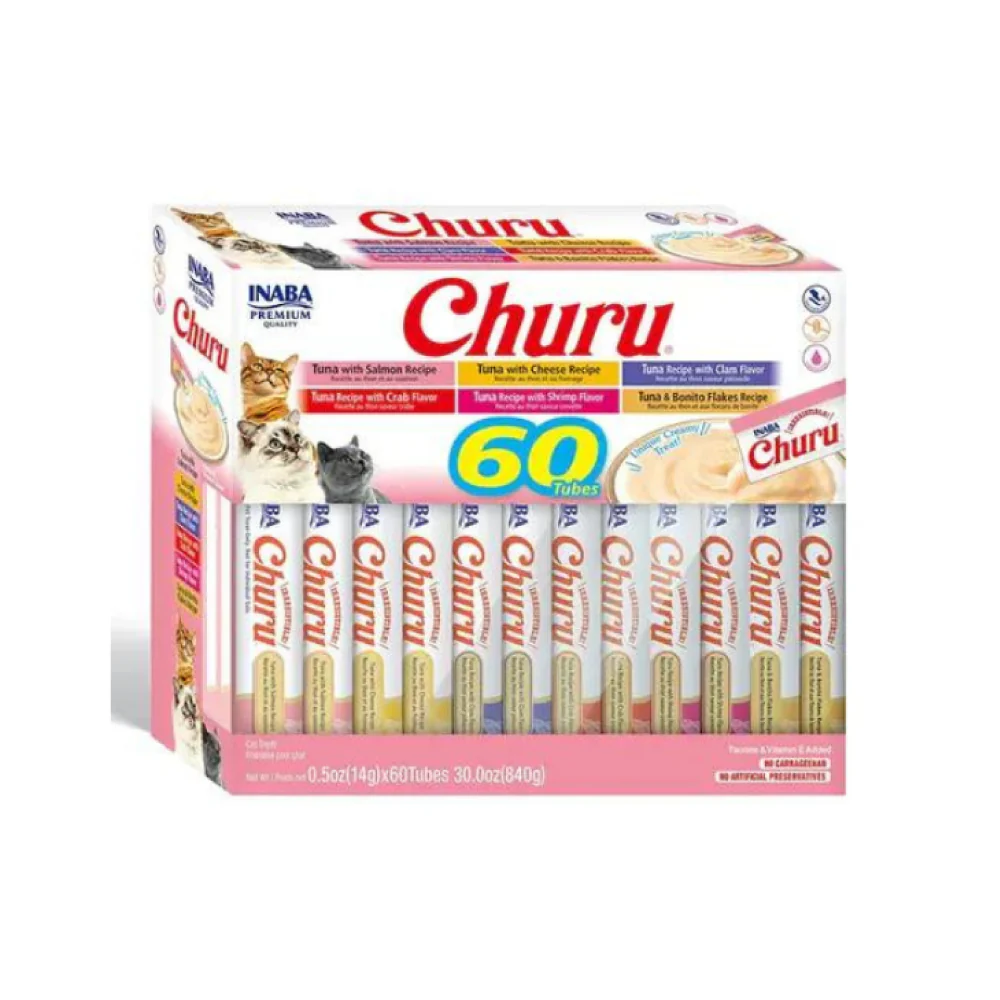 Churu Tuna Seafood Variety 60X14g