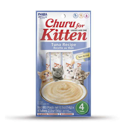 Inaba Churu for Kittens Tuna Creamy Treats 15gm
