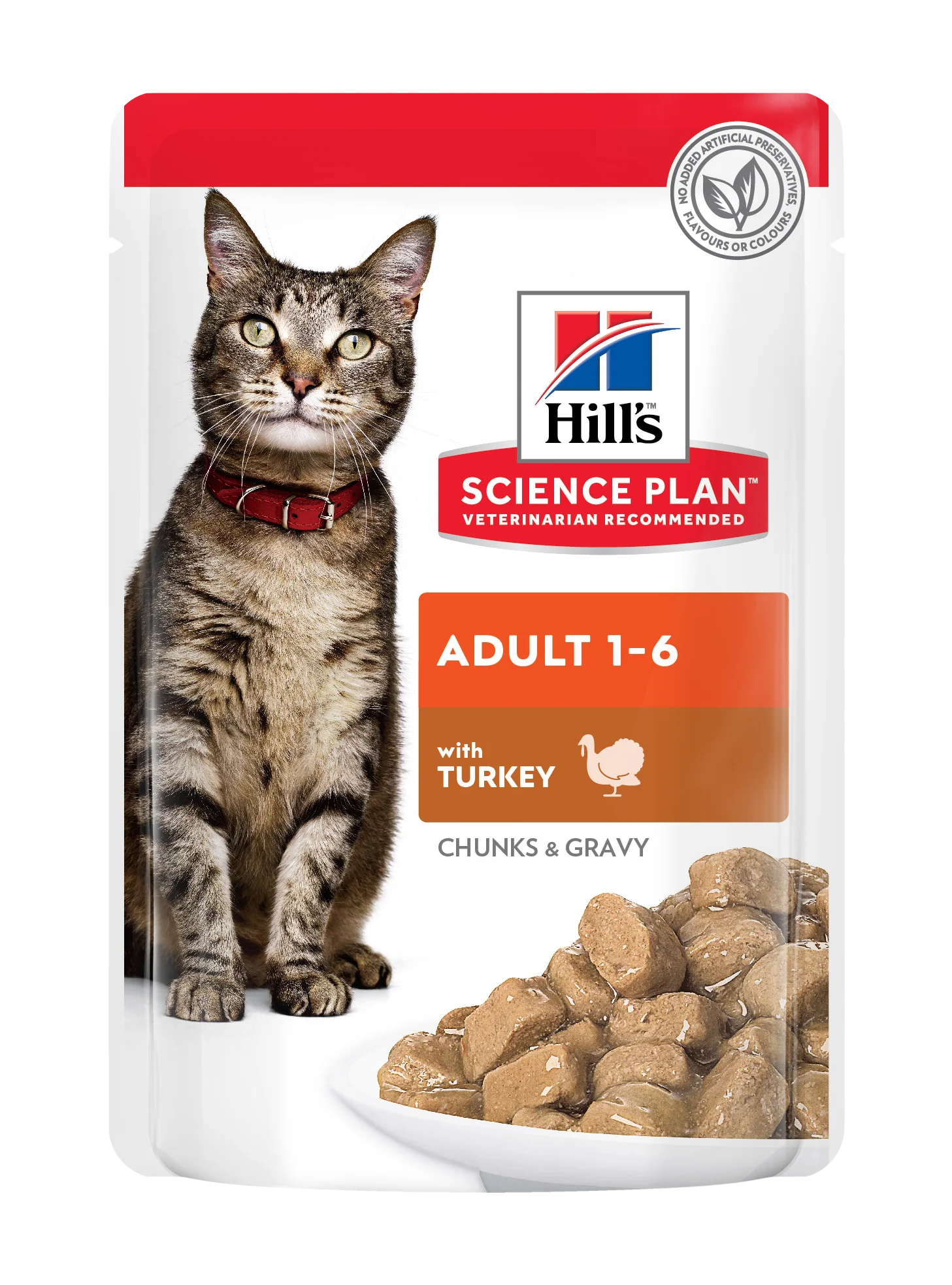 Hills Turkey Pouches for Adult Cats 85g