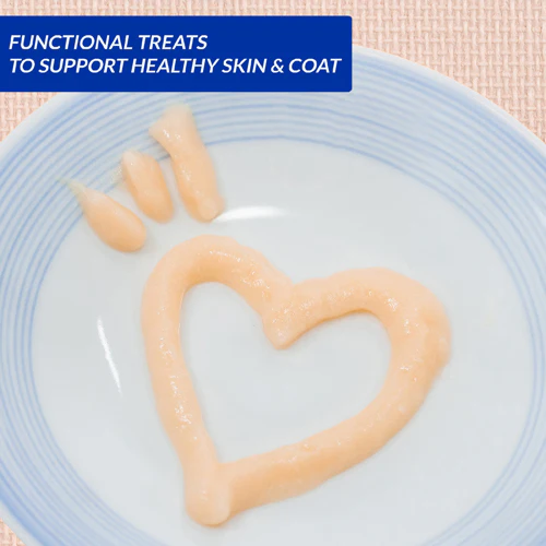 Inaba Churu Skin & Coat - Chicken & Scallop Creamy Cat Treat 14g*4 - Image 2