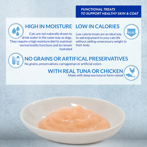 Inaba Churu Skin & Coat Cat Treat - Chicken Creamy Sticks 14gX4 - Image 3