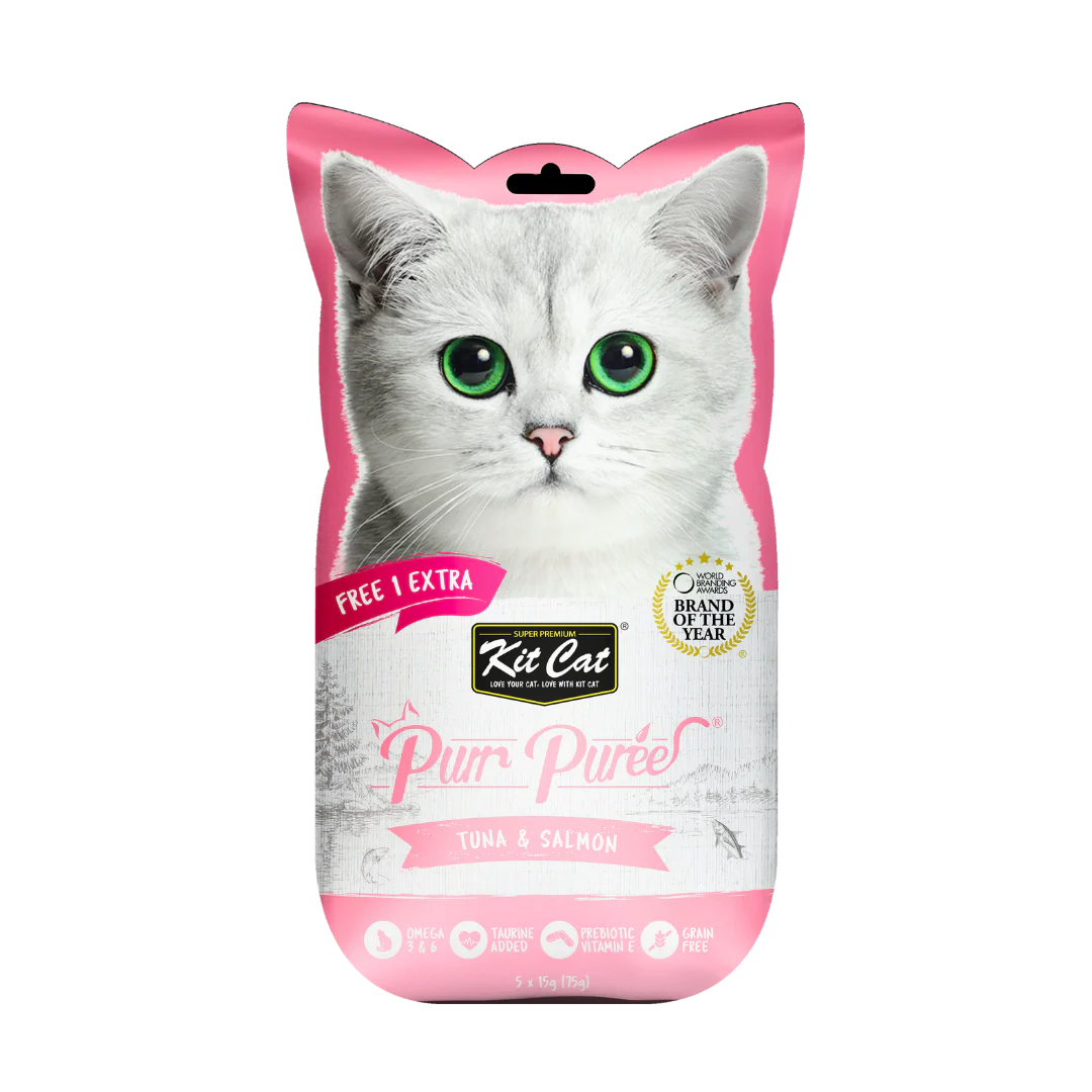 Kit Cat Purr Puree Tuna & Salmon for Cats