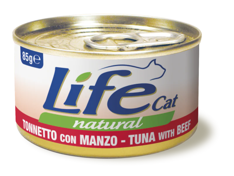 Life Cat Wet Food with Tuna & Beef for Adult Cats