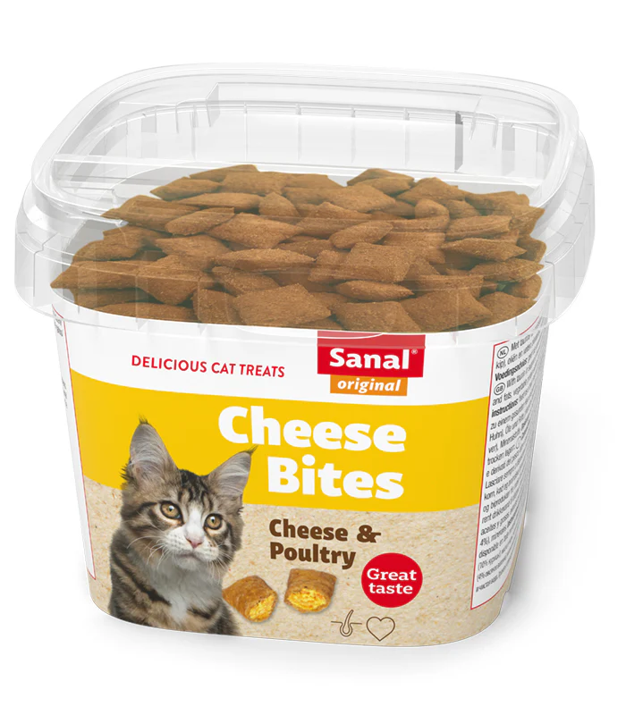 Sanal Treats Cheese Bites For Cats 75g