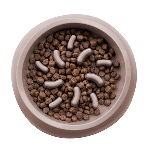 Stefanplast Slow Feeder Chic Bowl 0.5 Liter Grey
