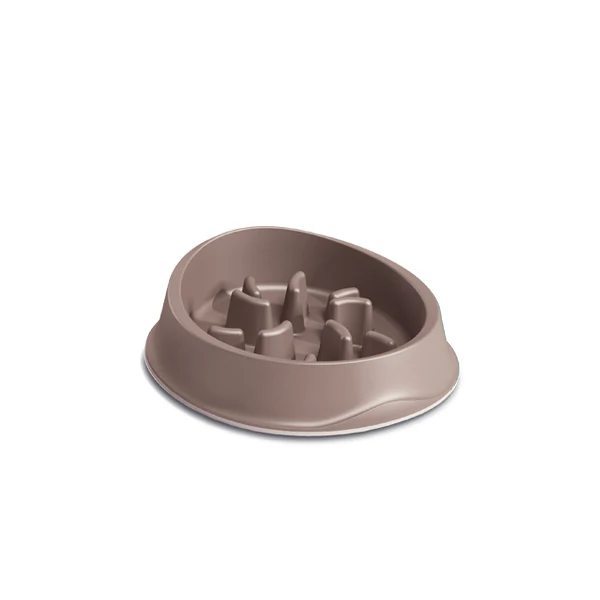 Stefanplast Slow Feeder Chic Bowl 0.5 Liter Grey - Image 2