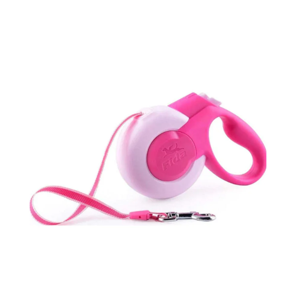 Fida M7+ Mars Extendable Leash Tape M Pink 5m 25kg - Pink