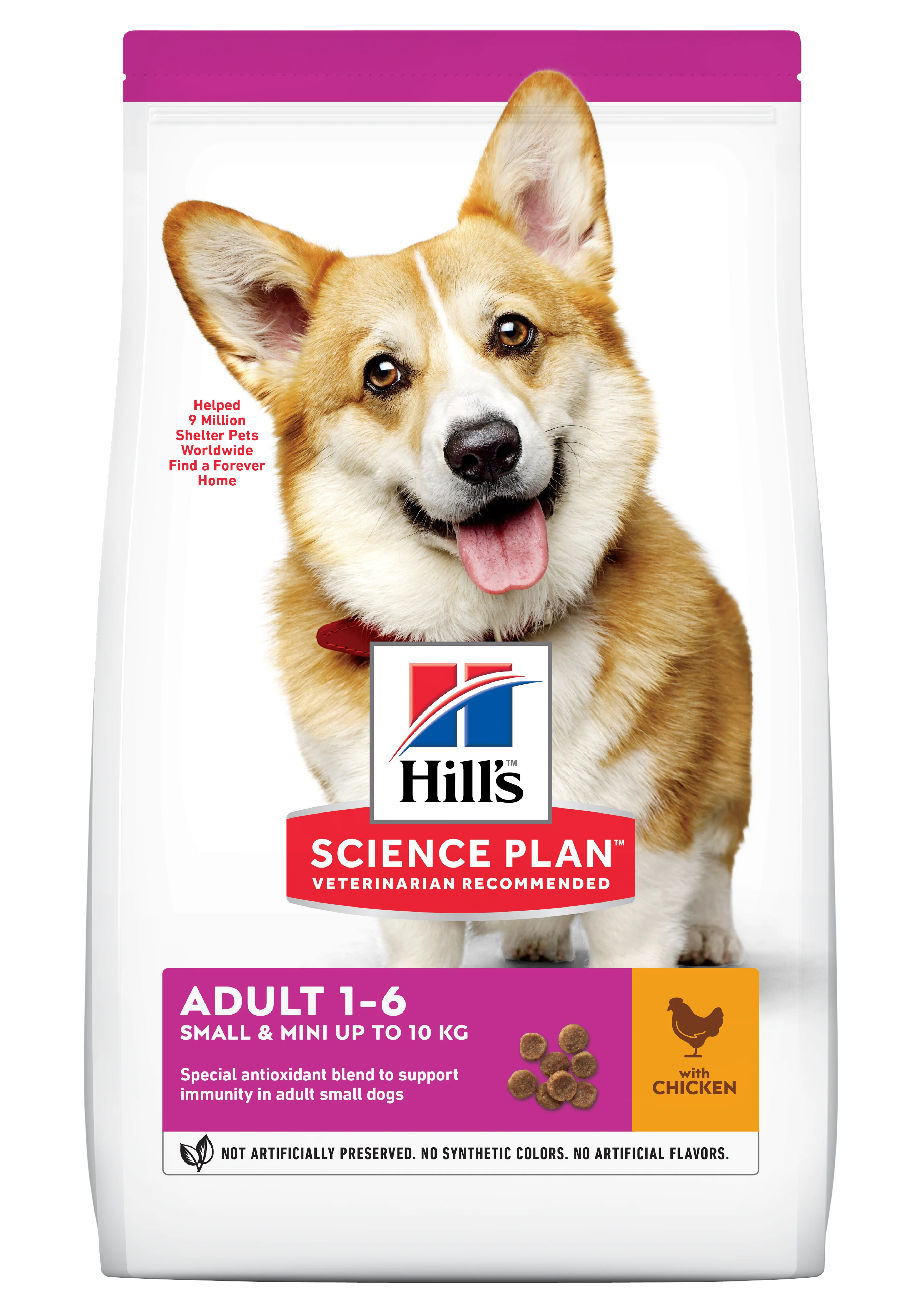 Hills Adult for Small Breed Dogs Chicken & Barley Recipe, 1.5kg