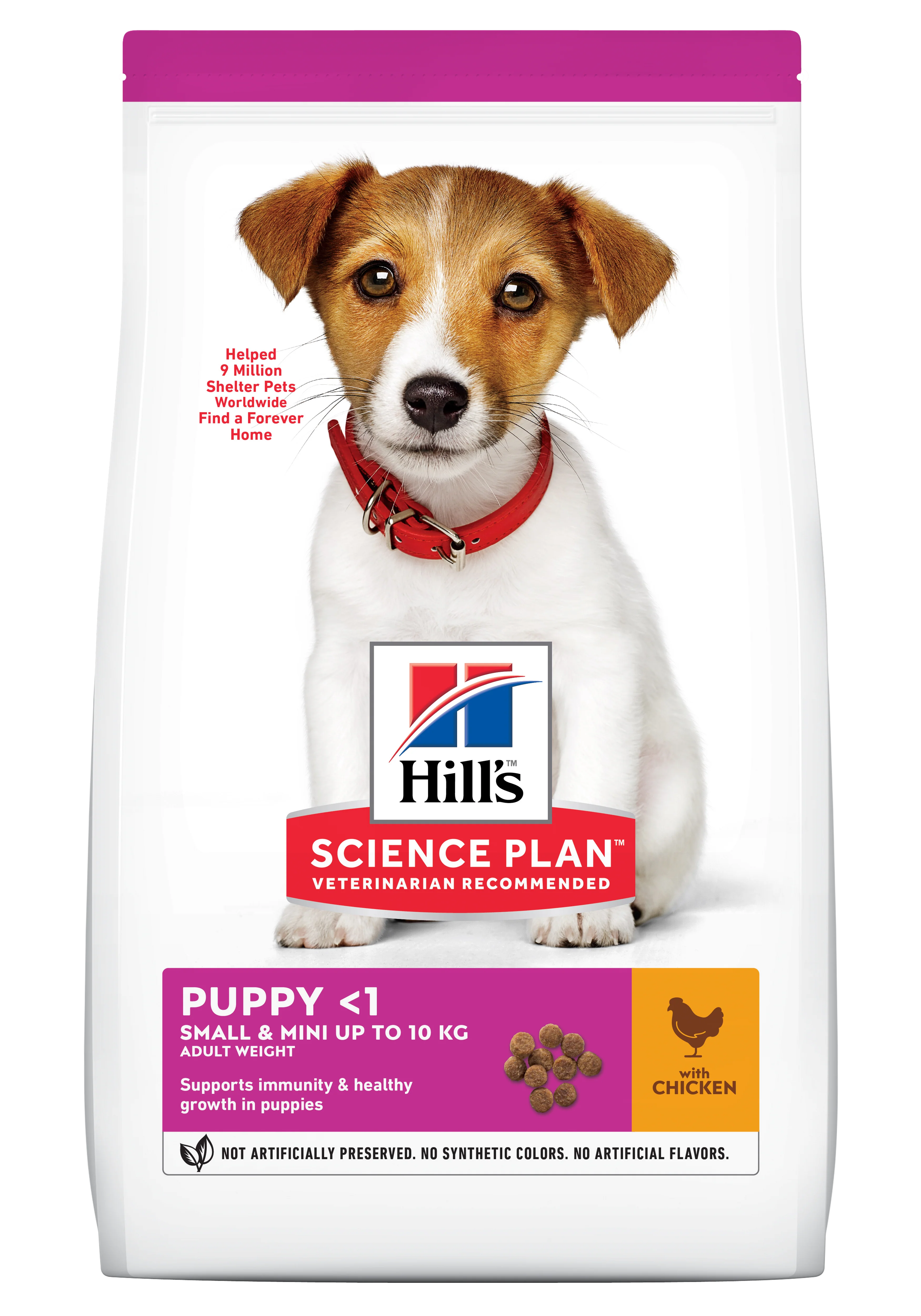 Hills Chicken Dry Food Puppy Small Breeds 1.5kg