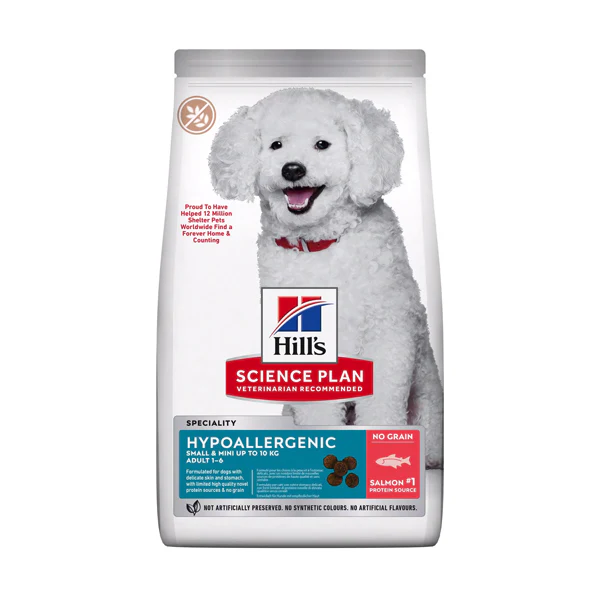 Hill's Science Plan HYPOALLERGENIC Salmon flavor Dry Food for Mini Breed Adult Dog,1.5 Kg