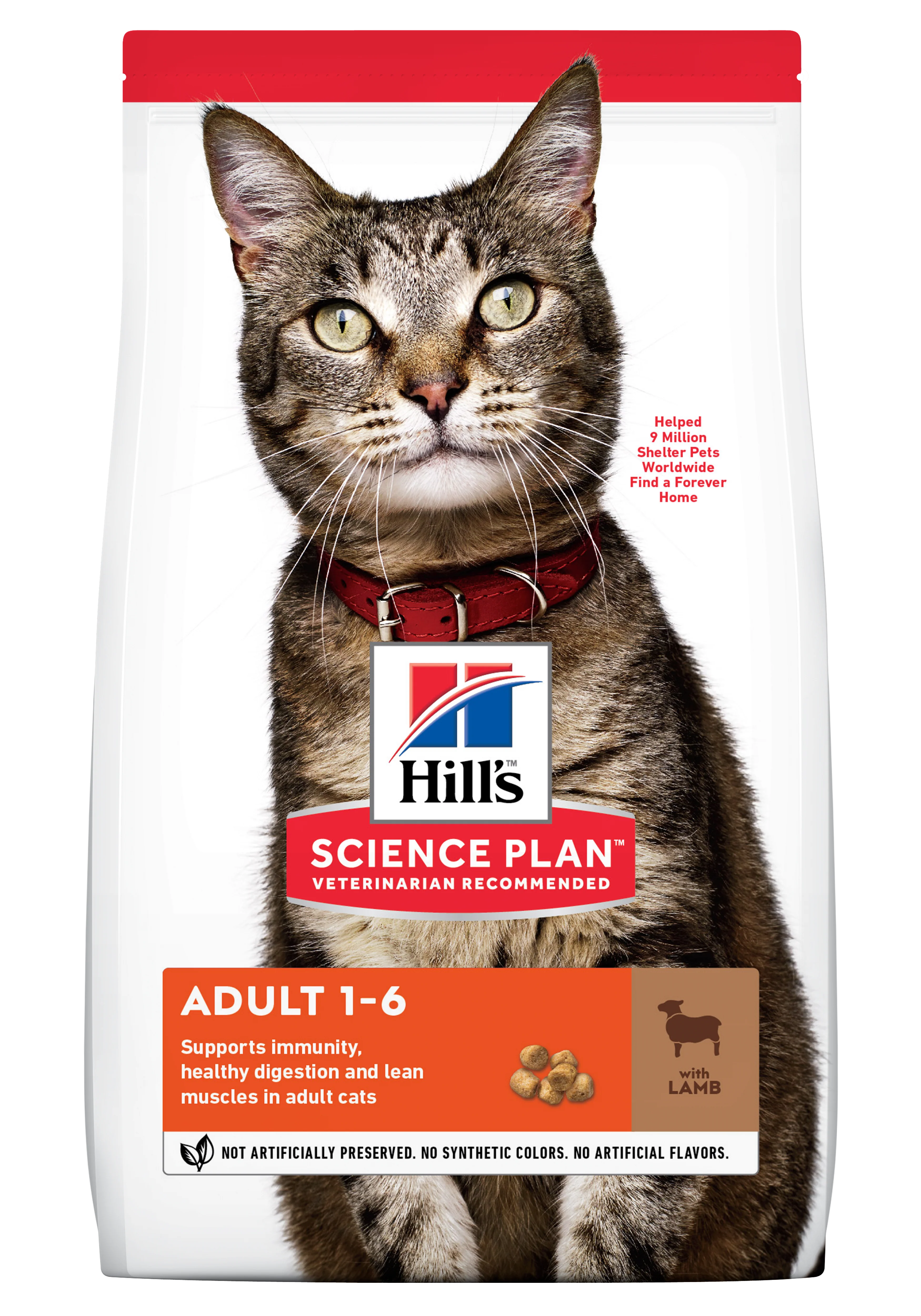 Hills Science Plan Lamb Dry Food Adult Cats