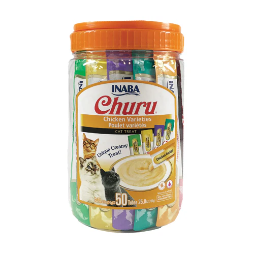 Inaba Churu Creamy Chicken Variety Flavors Jar 14gX50