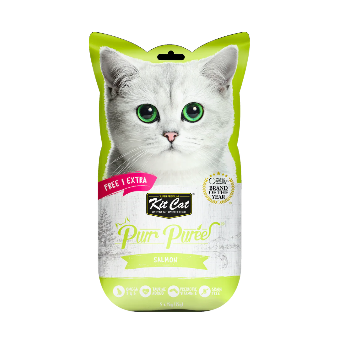 Kit Cat Purr Puree Salmon for Cats