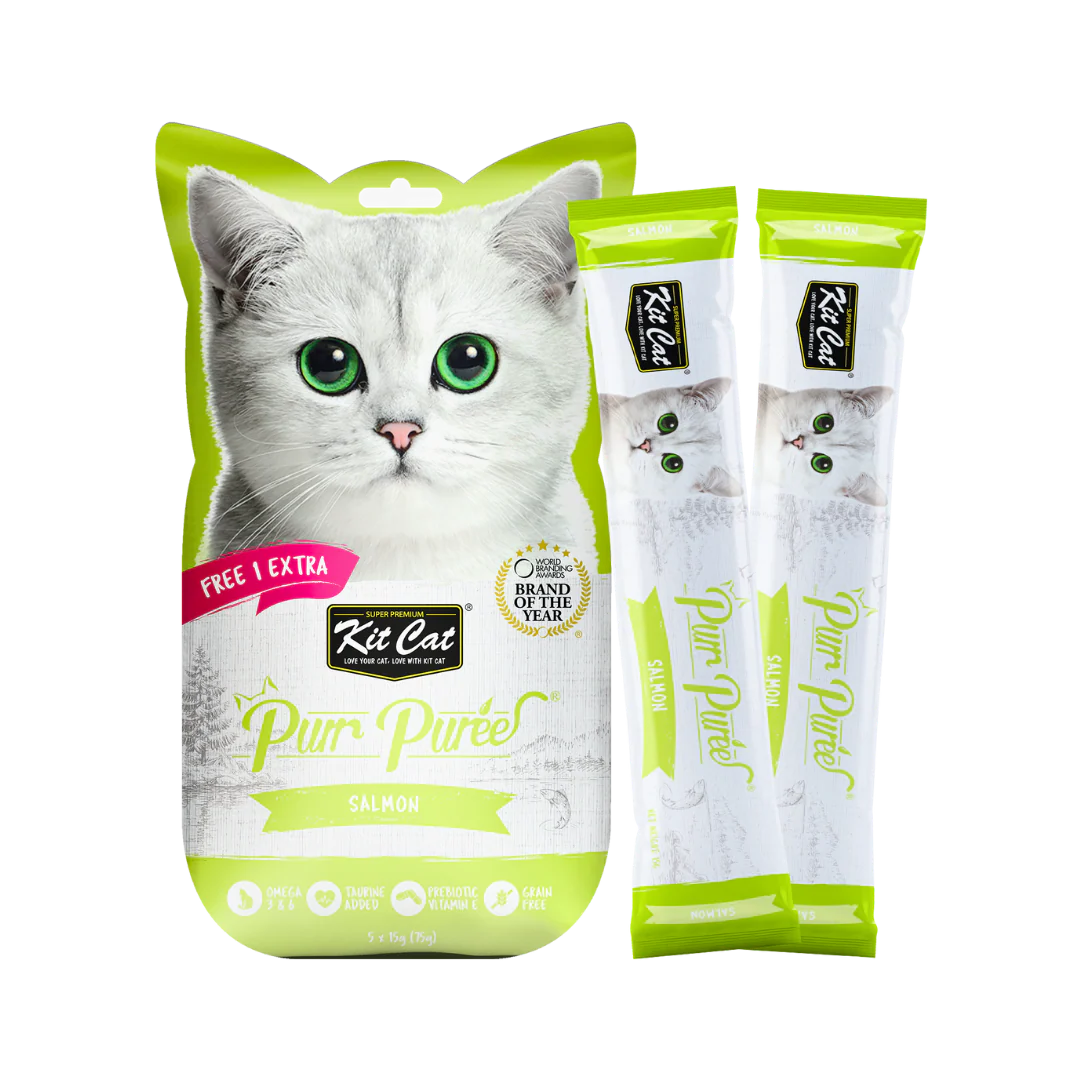 Kit Cat Purr Puree Salmon for Cats - Image 2