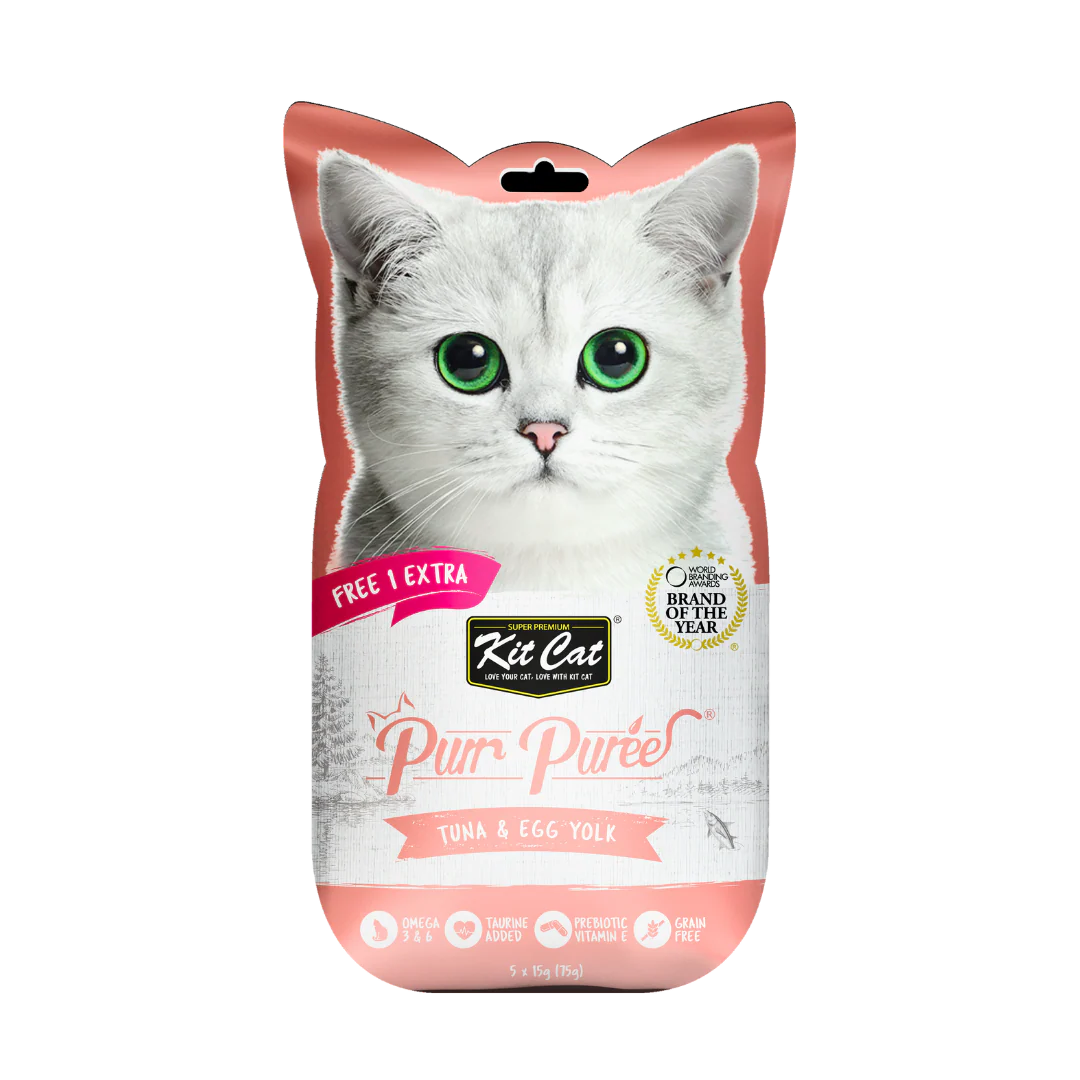 Kit Cat Purr Puree Tuna & Egg Yolk