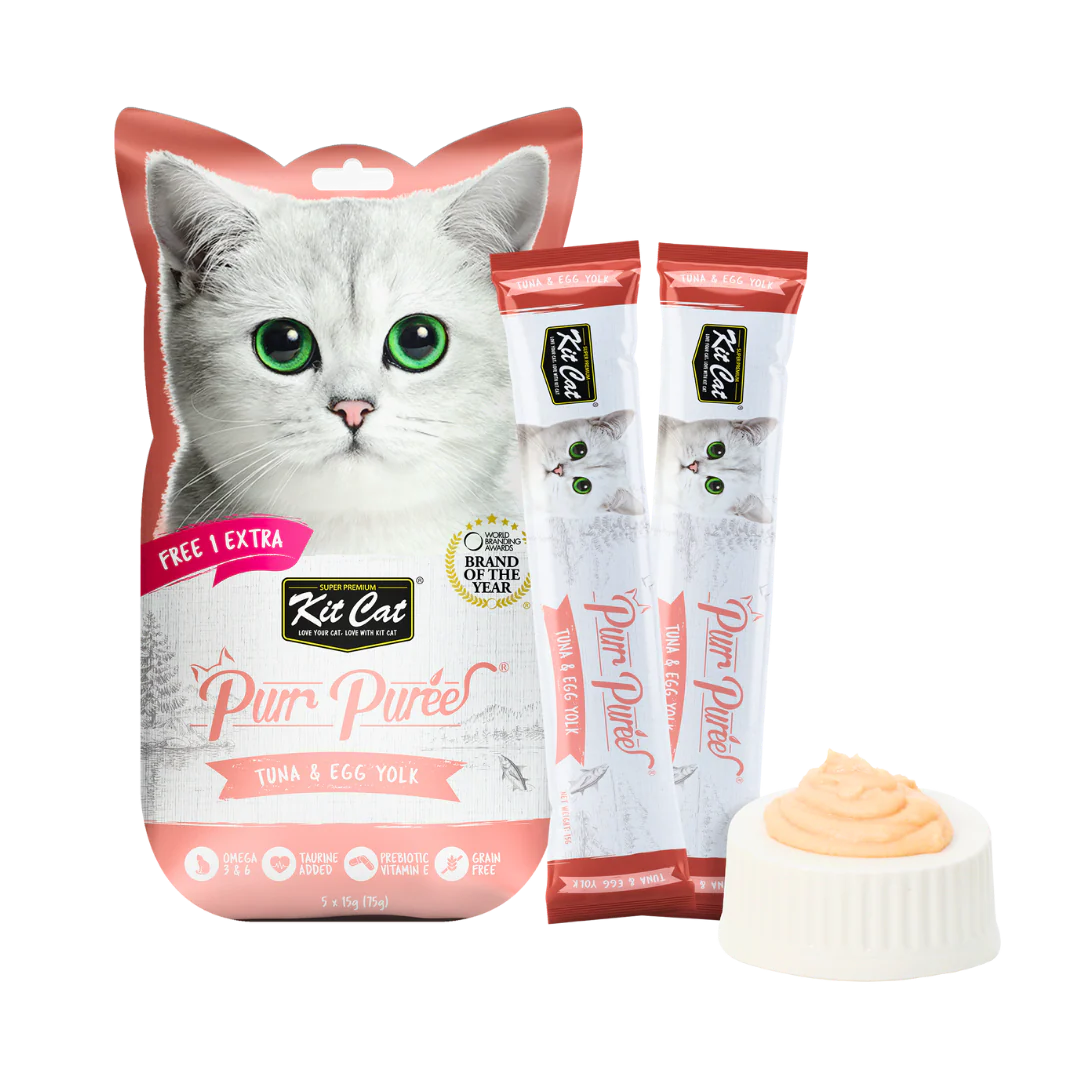 Kit Cat Purr Puree Tuna & Egg Yolk - Image 2