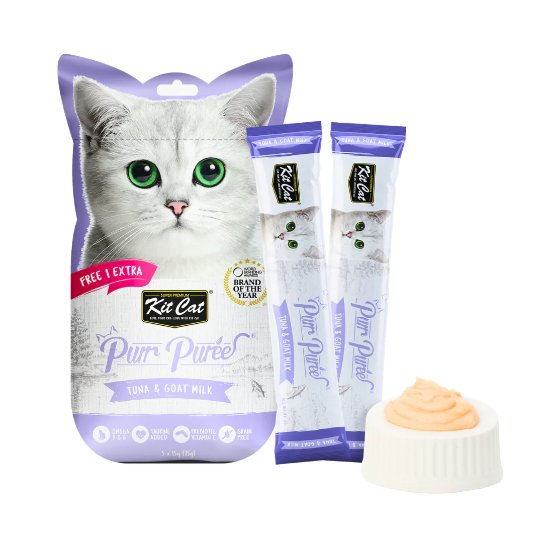 Kit Cat Purr Puree Tuna & Goat Milk for Cats - Image 2