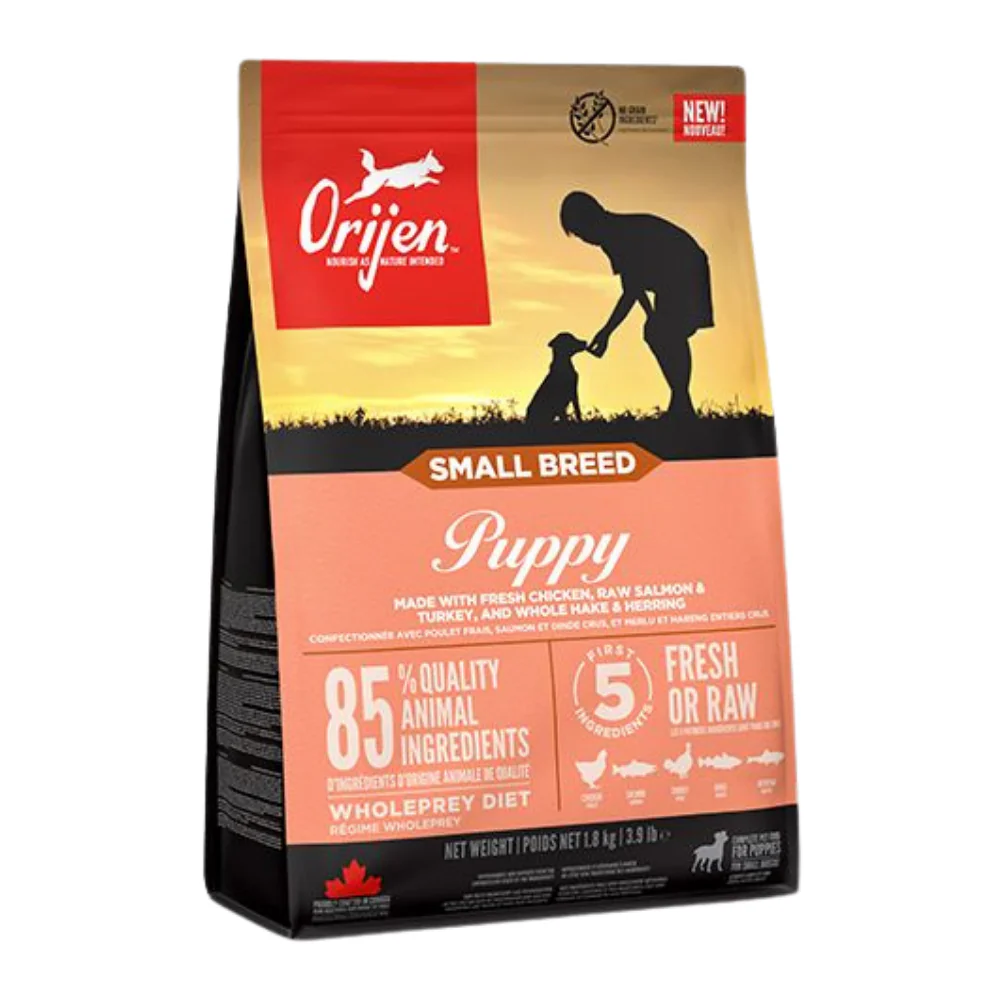 Orijen Dry Food Chicken, Turkey & Fish for S Breed Puppies 1.8kg
