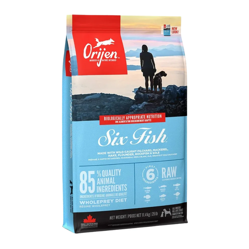 Orijen Six Fish Dry Food for Dogs