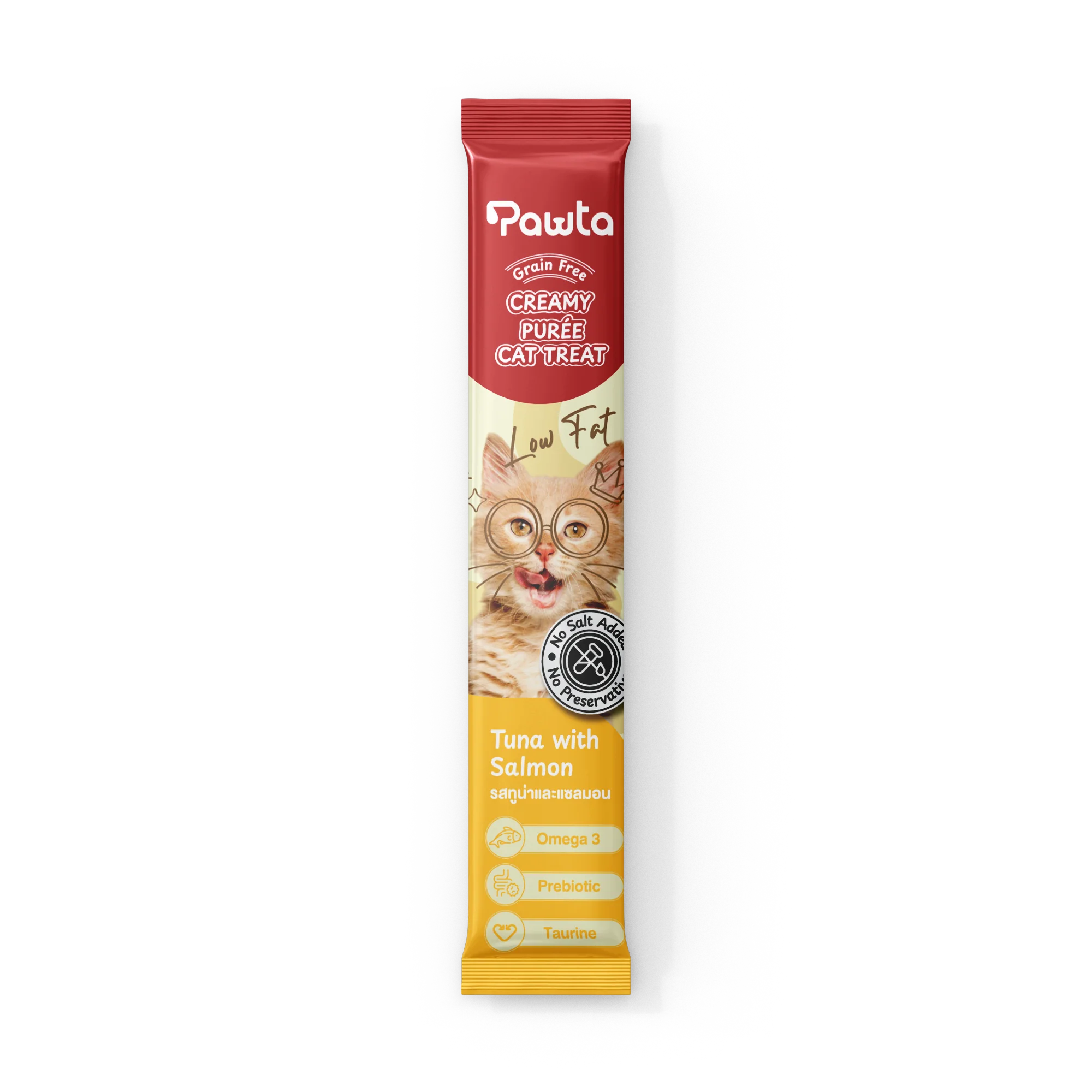 Pawta Creamy Puree Cat Treat Tuna with Salmon - Image 3