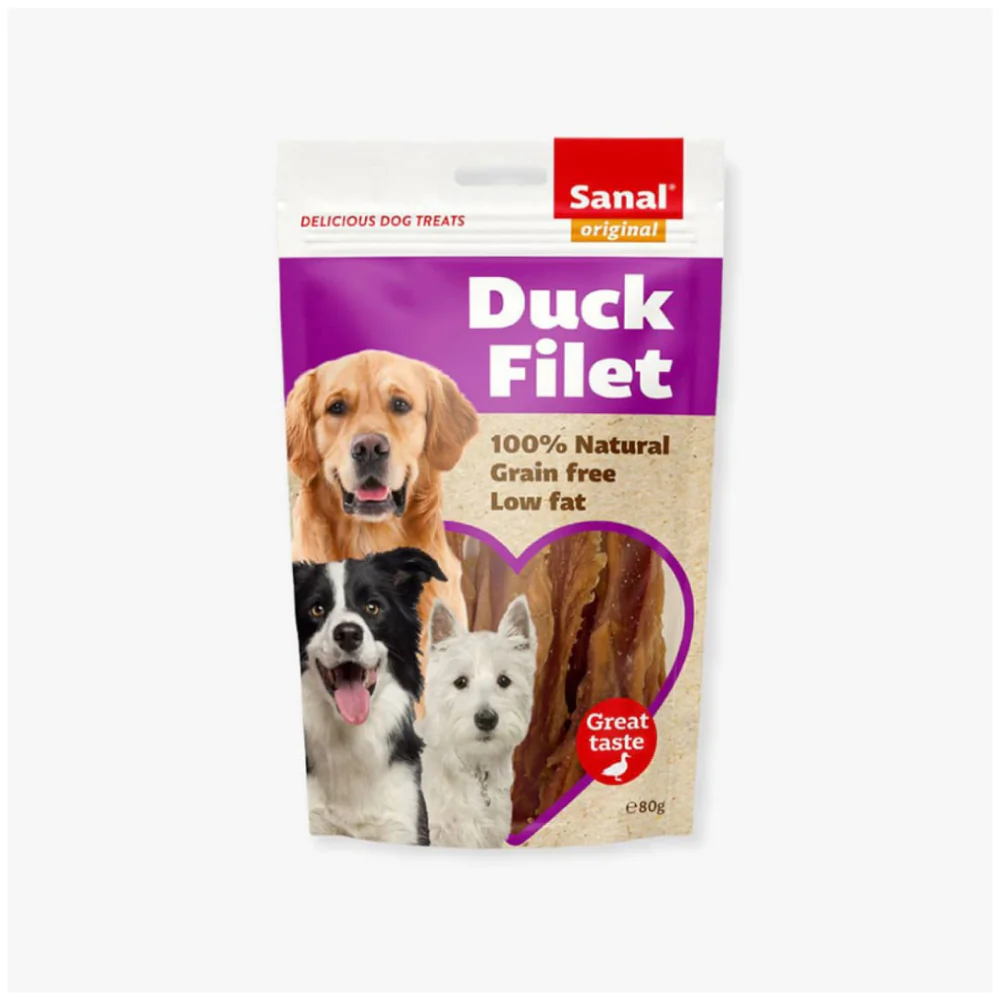 Sanal Dog Duck Filet doypack 80g