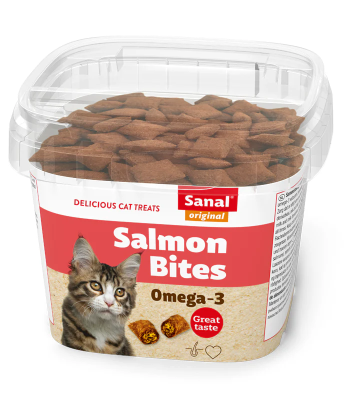 Sanal Salmon Bites Cats Treats 75g