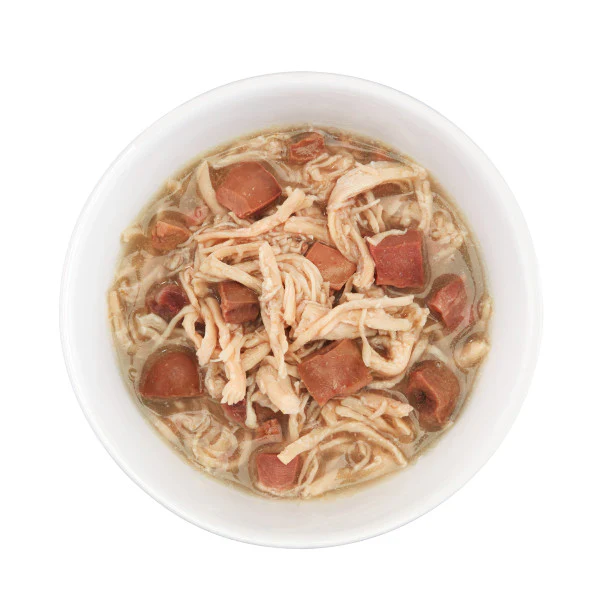 Schesir After Dark Wet Food with Chicken, Livers & Hearts in Broth for Adult Cats - Image 2