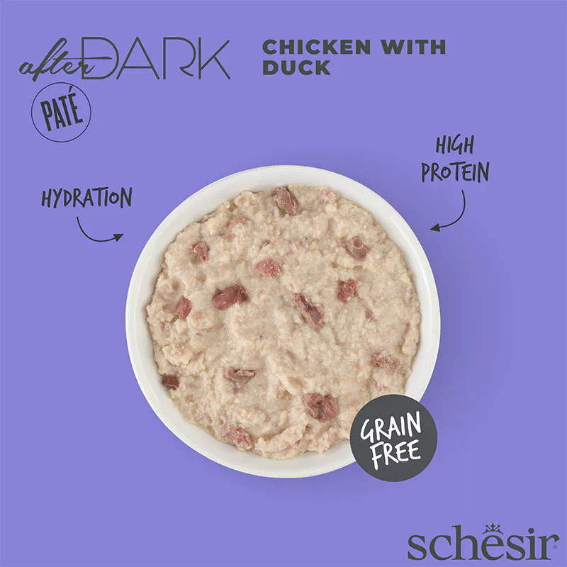 Schesir After Dark Pâté Wet Food with Chicken & Duck for Adult Cats - Image 4