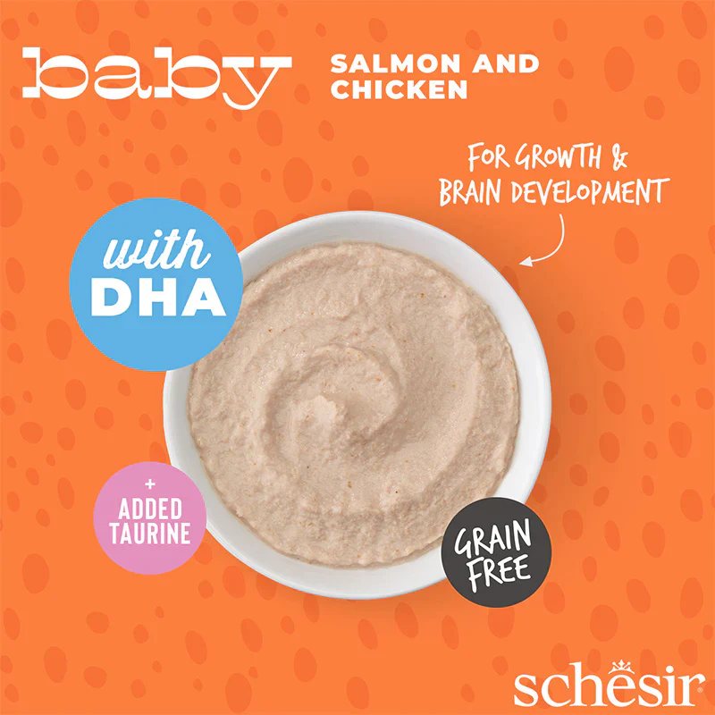 Schesir Baby Salom with Chicken in Mousse for Kittens 70g - Image 3