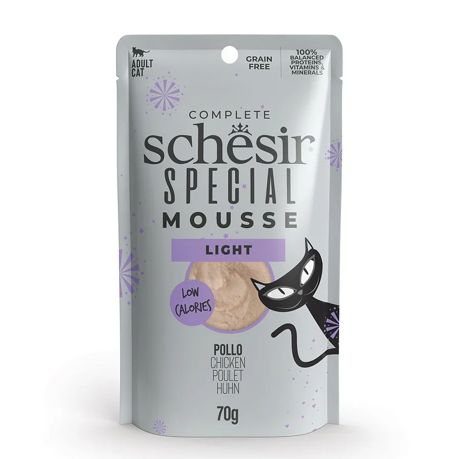 Schesir Light Mousse with Chicken for Adult Cats