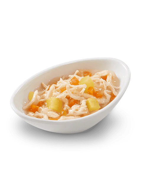 Schesir Salads Poké Wet Food with Chicken, Pineapple & Carrots in Sauce for Adult Cats - Image 2