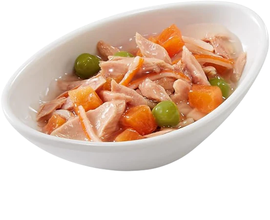 Schesir Salads Poké Wet Food with Tuna, Surimi, Papaya & Peas for Adult Cats - Image 2