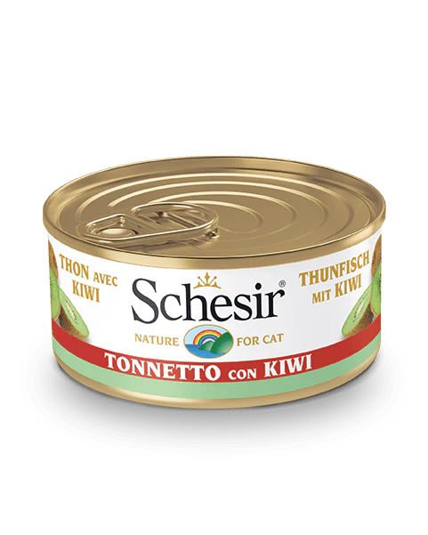 Schesir Wet Food with Tuna & Kiwi for Adult Cats
