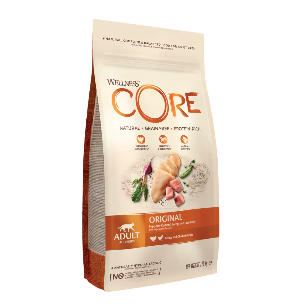 Wellness Core Original Dry Food with Chicken & Turkey for Adult Cats