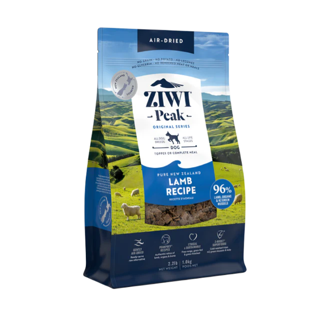 ZIWI Air-Dried Dry Food with Lamb for All Breed & Life Stage Dogs 1kg